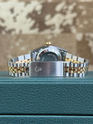 Rolex | Datejust | 69173 | Yellow gold | 26 mm | Gold/Steel | Blue | Automatic
