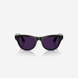 Ray-Ban Meta Skyler Shiny Black Frame Violet Lens Transition - Gen 2
