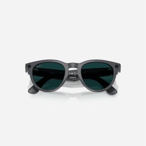 Ray-Ban Meta Headliner Shiny Asteroid Grey Frame Clear-Emerald Lens Transition - Gen 2