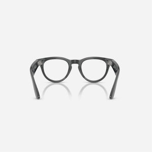 Ray-Ban Meta Headliner Shiny Asteroid Grey Frame Clear-Emerald Lens Transition - Gen 2