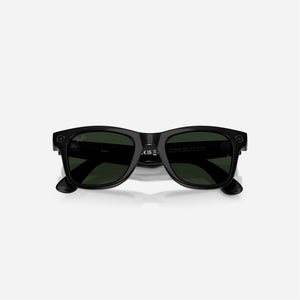Ray-Ban Meta Wayfarer Shiny Black Frame Clear-Graphite Green Lens Transition - Gen 2