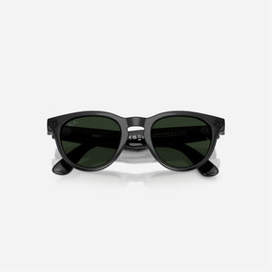 Ray-Ban Meta Headliner Shiny Black Frame Clear-Graphite Green Lens Transition - Gen 2