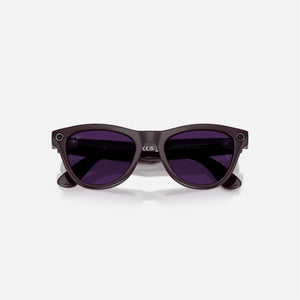 Ray-Ban Meta Skyler Shiny Mystic Violet Frame Clear Amethyst Lens Transition - Gen 2
