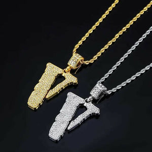 VLONE ICED OUT PENDANT