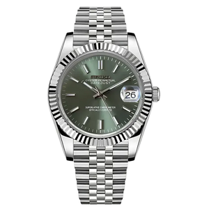 SEIKO MOD datejust mint green