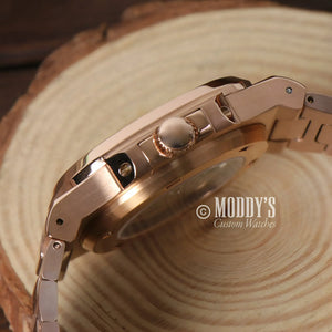 Nautiko Rose Gold Royal Blue
