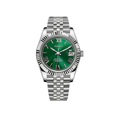 Seiko Mod  Green Roman