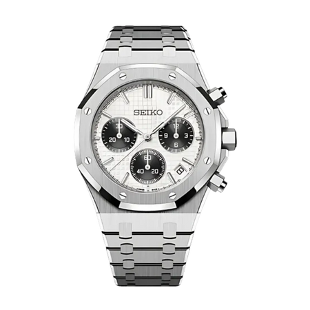 Seiko Mod Royal Oak Chronograph Panda