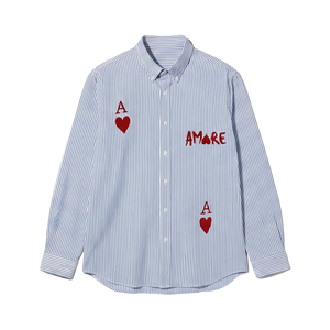 City Off Domes Aamore Blue Stripe Shirt
