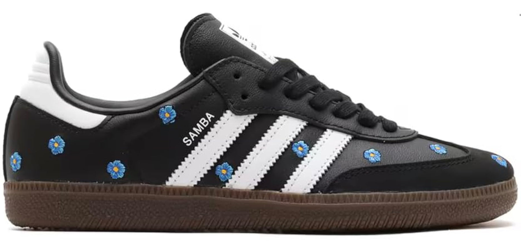 adidas samba light blue floral core black (w)