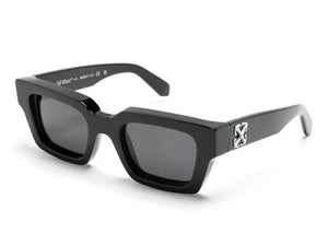 OFF-WHITE Virgil Square Frame Sunglasses Black/Grey (OERI126S24PLA0011007)