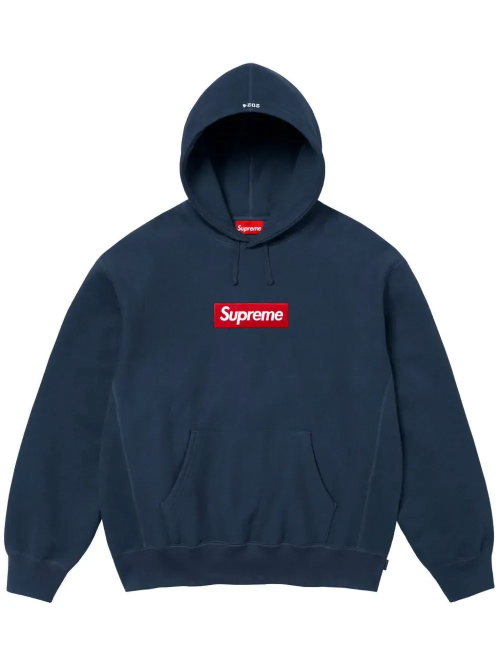 Supreme Box Logo Hoodie Navy'
