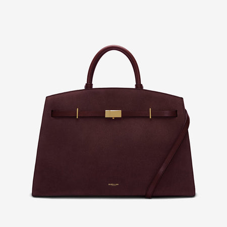 DeMellier The Hudson burgundy suede & burgundy smooth