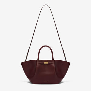 DeMellier The Midi New York burgundy small grain