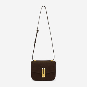 DeMellier The Vancouver mocha suede & mocha smooth