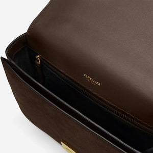 DeMellier The Vancouver mocha suede & mocha smooth