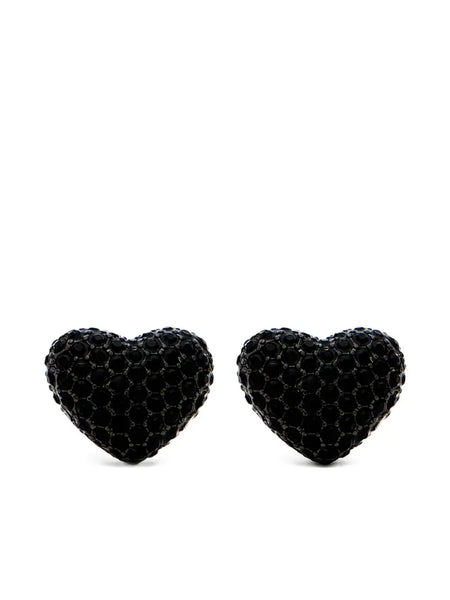 The Pavé Balloon Heart earrings