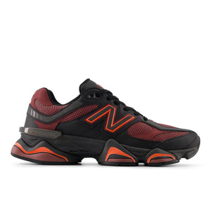 New Balance 9060 Black With Washed Burgundy Black With Washed Burgundy