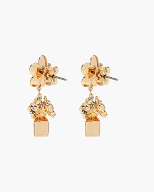 Marc Jacobs Marc Jacobs The Mini Icon Daisy Earrings Gold Gold