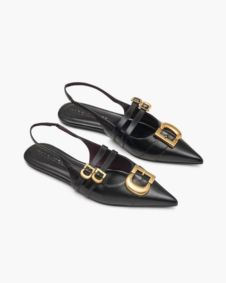Marc Jacobs Marc Jacobs The Doll Shoe Slingback Black Black