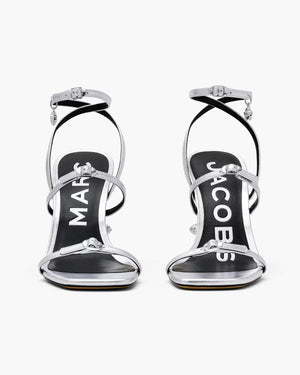 Marc Jacobs Marc Jacobs The Metallic Leather Daisy Heel Silver Silver