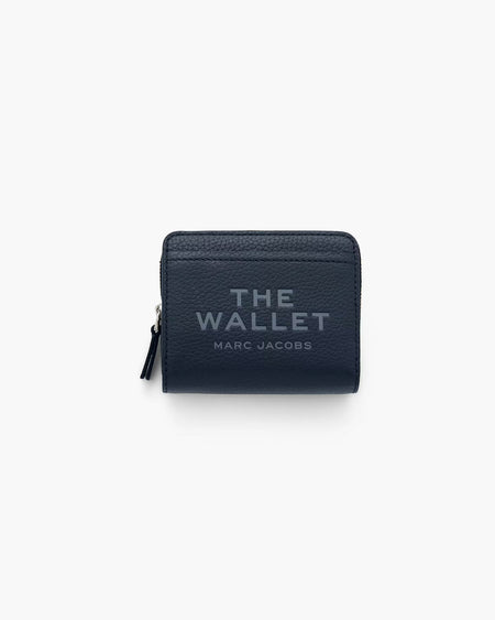 Marc Jacobs Marc Jacobs The Leather Mini Compact Wallet Blue Sea Blue Sea