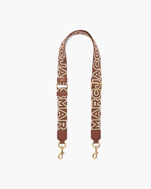 Marc Jacobs Marc Jacobs The Thin Outline Logo Webbing Strap Argan Oil Multi Argan Oil Multi