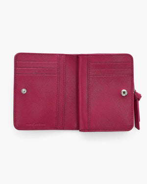 Marc Jacobs Marc Jacobs The Utility Snapshot Mini Compact Wallet Lipgloss Pink Lipgloss Pink