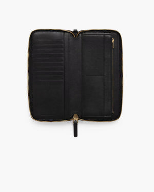 Marc Jacobs Marc Jacobs The Leather Continental Wallet Black Black