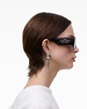 Marc Jacobs Marc Jacobs The Rectangle Sunglasses Havana Havana