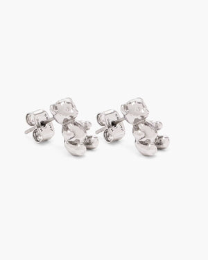 Marc Jacobs Marc Jacobs The Teddy Bear Stud Earrings Light Antique Silver Light Antique Silver