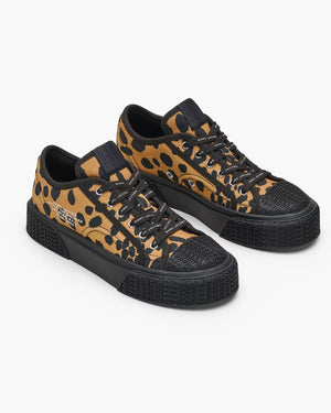 Marc Jacobs Marc Jacobs The Printed Canvas Sneaker Black Multi Black Multi