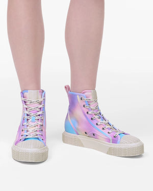 Marc Jacobs Marc Jacobs The Airbrush Canvas Sneaker Blue Multi Blue Multi