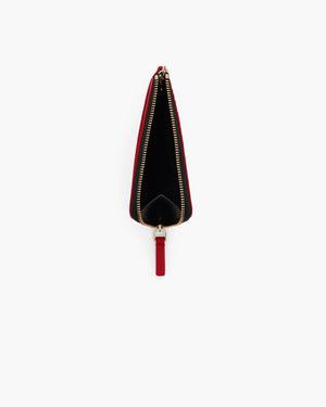 Marc Jacobs Marc Jacobs The Leather Top Zip Multi Wallet True Red True Red