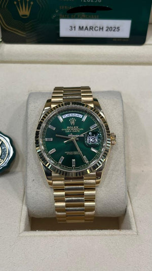 Rolex | Day-Date | 128238 | Yellow gold | 36 mm | Yellow gold | Champagne | Automatic