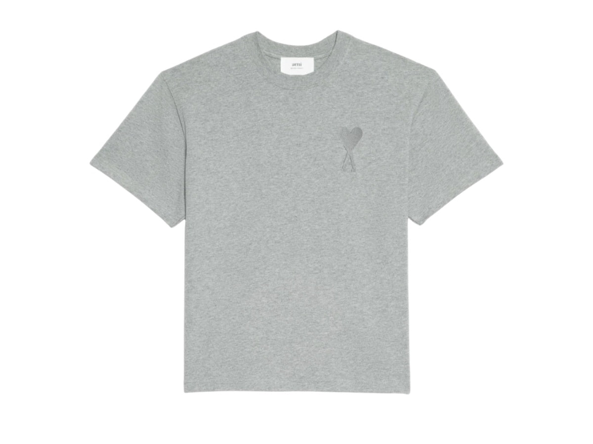 AMI de Coeur Tone-On-Tone T-Shirt Heather Heather Grey