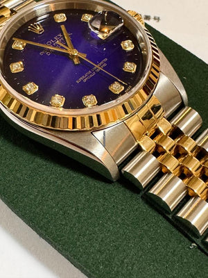 Rolex | Datejust | 16233 | Gold/Steel | 36 mm | Gold/Steel | Blue | Automatic