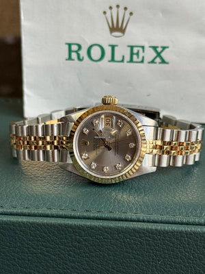 Rolex | Datejust | 69173 | Gold/Steel | 26 mm | Gold/Steel | Grey | Automatic