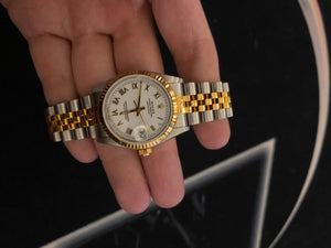 Rolex | Datejust | 68273 | Gold/Steel | 31 mm | Yellow gold | White | Automatic