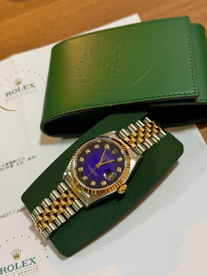 Rolex | Datejust | 16233 | Gold/Steel | 36 mm | Gold/Steel | Blue | Automatic